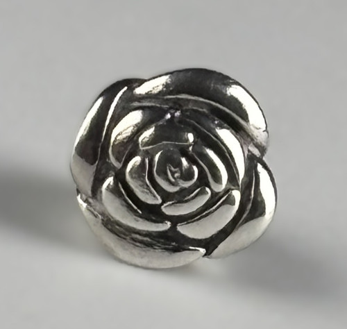 Chamilia rose flower charm - chamilia, 925
