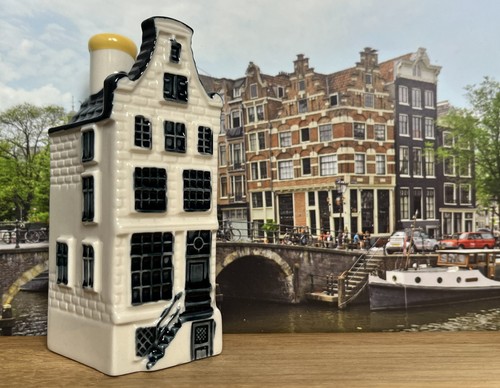Klm delft blue - miniature, house