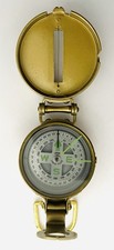 Vintage Metal Lensatic Compass