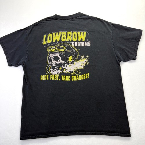 Lowbrow customs mens black - xl,