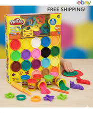 Play-Doh Giant Creativity Set with 18 Colors & 16 Tools - Perfect Kids Gift!