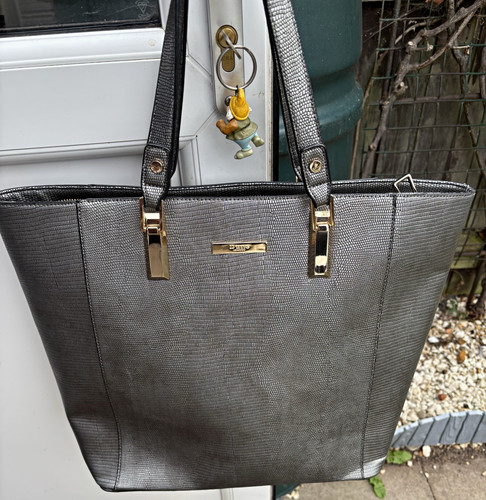 Dune london grey textured faux - grey,