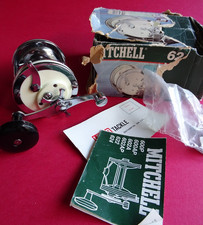 A  SUPER LITTLE USED MITCHELL 624 CAPTAIN BOAT MULTIPLIER REEL + BOX REMAINDER