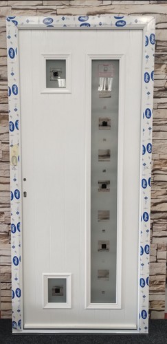 White composite door - composite, vs10256