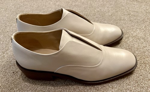 John lewis ivory leather slip - john,
