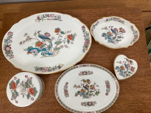Vintage wedgewood kutani crane - wedgewood,