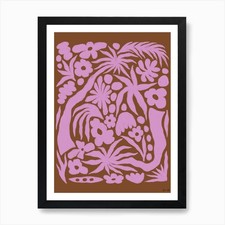 Tall Trees And Flowers Art