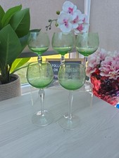 Set of 5 Vintage Crystal Hock