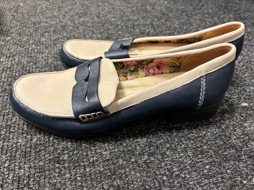 Ladies hotter navy and - hotter, cream