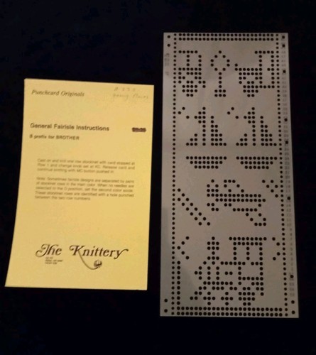 Knittery punchcard suit - knittery,
