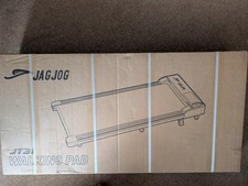 Jag Jog Walking Pad Under Desk Electric Treadmill with Remote Control Black Used