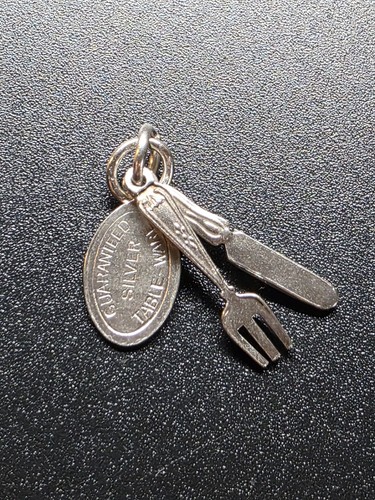 Vintage sterling silver knife - silver,