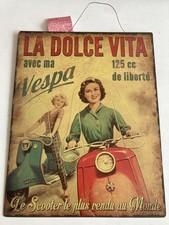 Vespa antique style metal