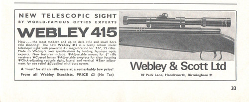 Webley scott ltd 415 - scott,