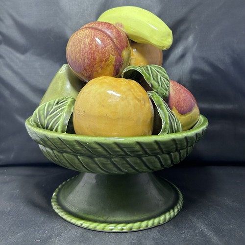 Vintage majolica style glazed - majolica,
