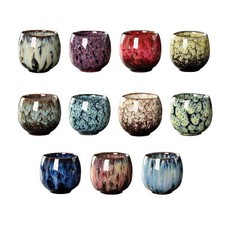 Kiln Change Japanese Cup 110ml Kung fu Coffee Mug for Office Home Latte