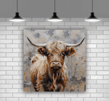 Scottish Highland Cow Modern
