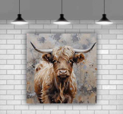 Scottish highland cow modern - highland,
