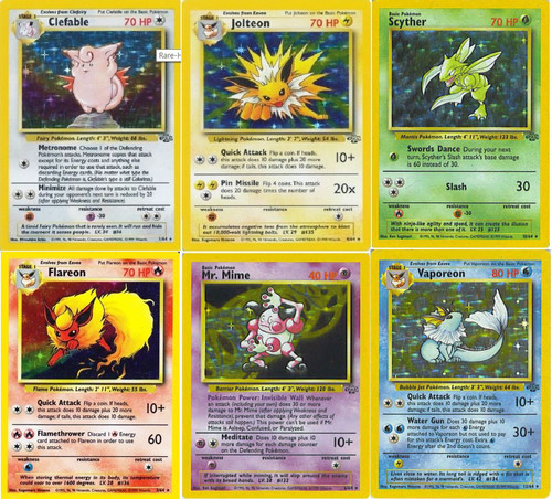 Rare holo jungle - rare,