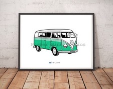 VW Camper Split Screen Artwork