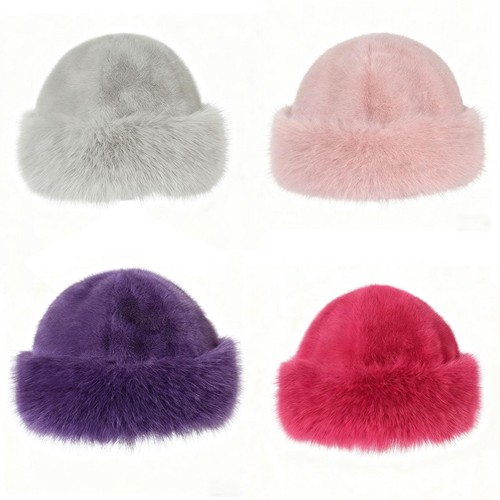 Winter faux hat - faux, cossack