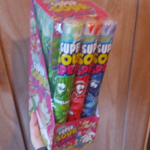 Super sour candy tubes - super,
