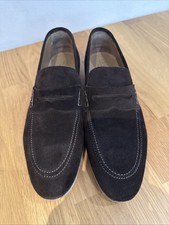 TOPMAN MENS Brown SUEDE SLIP