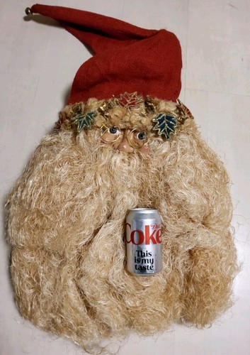 Paper mache santa head - mache,