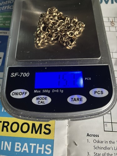 9ct solid yellow gold belcher - 9ct,