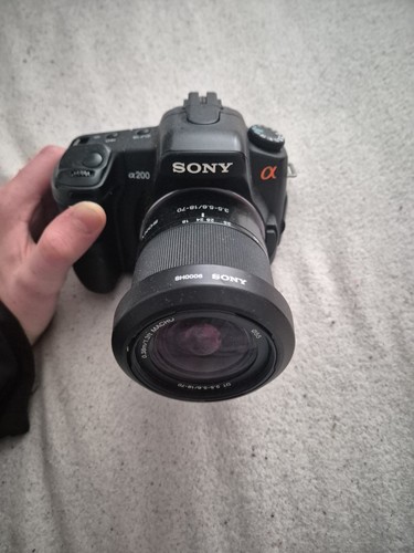Sony alpha a200 - sony, camera