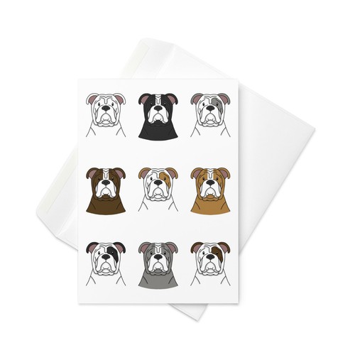 Olde english bulldogge - olde, card