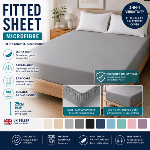 Cool breathable fitted bed - cool,