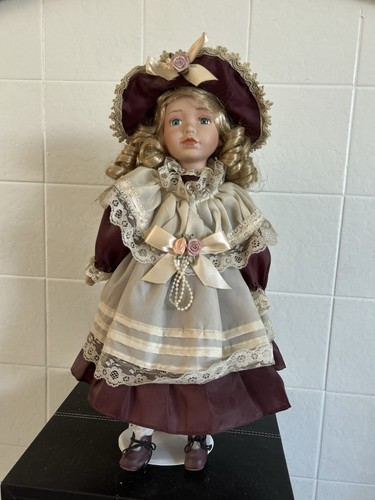 Porcelain doll collectible - doll,