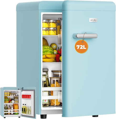 Velpax retro mini fridge 72l - velpax,