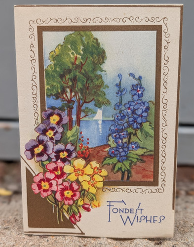 Vintage unused floral - vintage,