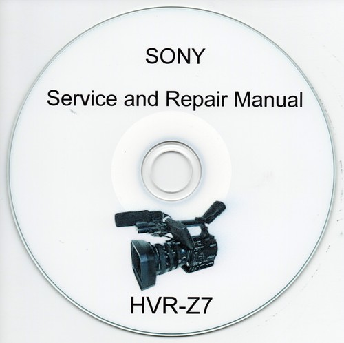 Sony hvr service and - sony,