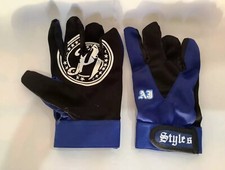 NEW AJ STYLES Replica Wrestling Authentic Gloves.Authentic Superstar Merchandise