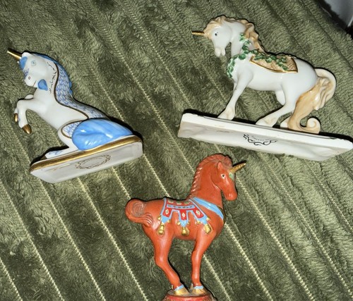 Franklin mint unicorn - mint,