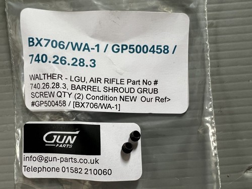 Spare part for walther lgu - part,
