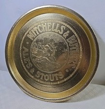 Vintage Rare Mitchell's & Butlers Ales & Stouts Pub Serving Tray Aluminium