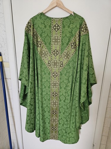 Slabbink green gothic chasuble - green,