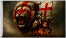 England Lion Horse Polyester