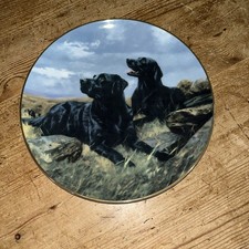 ROYAL DOULTON  Labrador Retriever 'Ready To Go' Franklin Mint Collectors Plate
