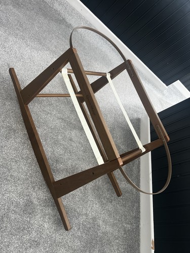 Moses basket stand - basket, wooden