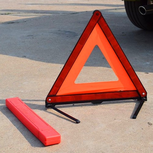 Large car warning triangle - large,