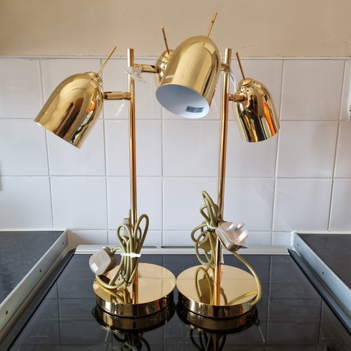 Matching pair gold brass - of,