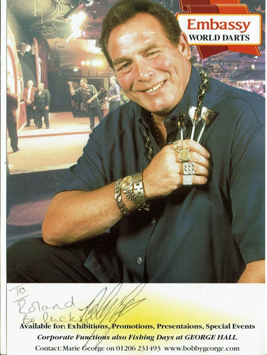 Bobby george hand signed promo - george,