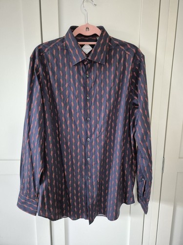 Pal zileri navy feather - navy, print