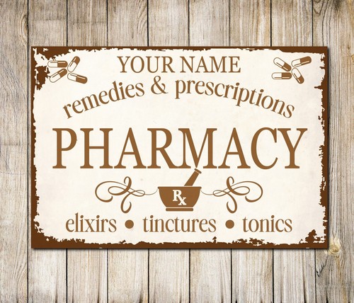 Personalised vintage metal - personalised,