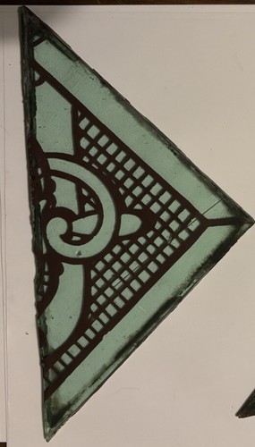 Antique church stained - antique, glass